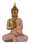 Buddha "lila/flieder" h=29cm b=19cm