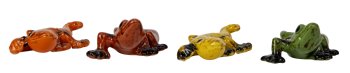 Gecko liegend farblich sortiert h=3+4cm