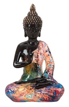 Buddha "Colorful Art" h=26cm w=16cm