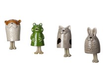 Animals wind bell decoration h=10-12cm