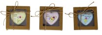Heart with poem 5x5,5cm in present box