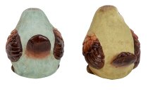 Vögel in grün & hellblau h=7,5cm b=11cm