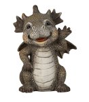 Laughing dragon standing h=25,5cm w=18cm