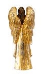 Engel betend in goldener Kleidung h=26cm