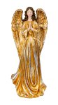 Engel betend in goldener Kleidung h=36cm
