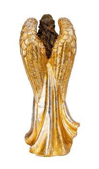Engel betend in goldener Kleidung h=36cm