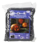 Halloween Dekowatte in schwarz, 100g