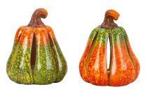 Halloween pumpkins orange/green with