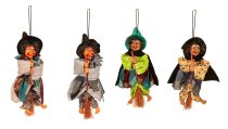 Witch for hanging h=15cm asst.