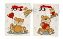 present bag "Bear with heart"