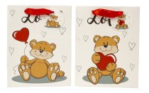 present bag "Bear with heart"