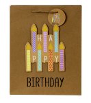 Geschenktüte 3D "Happy birthday"