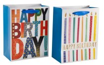 Geschenktüte "Happy birthday" mit