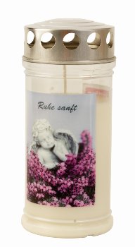 Memorial candle 'Ruhe sanft' h=17 cm,