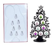 Wooden X-mas Tree h=30,5cm w=17cm, black