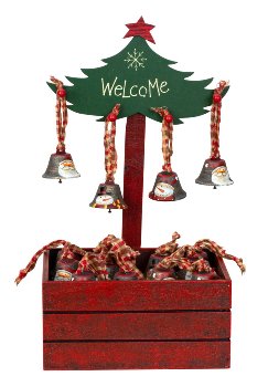 Metall Xmas Bells f. hanging h=3cm