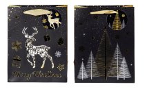 present bag xmas tree & reindeer