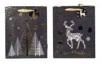 present bag xmas tree & reindeer