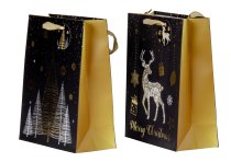 Geschenktüte Weihnachten Tannen &