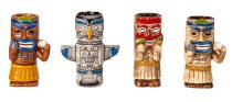 Tiki ceramic cocktail mug h=17,1-18,2cm