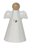 Porcelain angel with wooden head