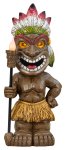 Hawaii tiki figure with solar light