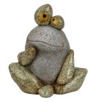 Funny stone frog h=25cm w=23cm