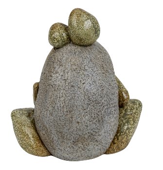 Funny stone frog h=25cm w=23cm