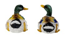 Liegende Enten h=9cm l=15cm sort.