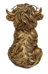 Lustiges Hochland-Rind in gold mit