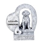 Hund in Grabherz h=21,5cm b=19,5cm