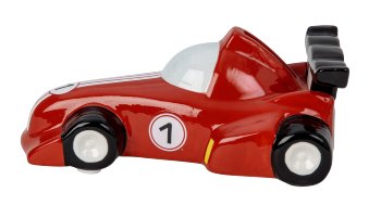 Rennauto als Spardose h=7cm l=16,5cm