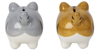 Lustige Katze als Spardose h=9,5cm
