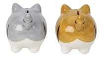 Funny cat as money bank h=12,5cm