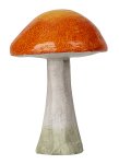 Mushroom red/orange standing h=43cm