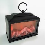 Table Fireplace LED operated h=18cm