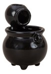 Incense cone holder "Pot" black h=10cm