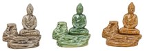 Incense cone holder "Buddha" h=12cm