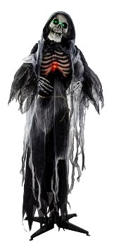 Halloween-Horror Skelett h=175cm mit