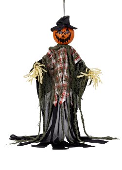 Halloween-Kürbis Vogelscheuche zum