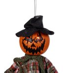 Halloween-Kürbis Vogelscheuche zum