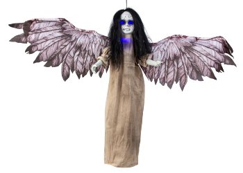 Halloween-Horrorengel zum Hängen h=90cm