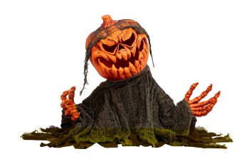 Halloween-Horror-Kürbis-Mann h=50cm mit