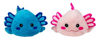 Plüsch Axolotl liegend l=50cm sort.
