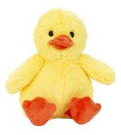 Cute plush duck sitting h=20cm