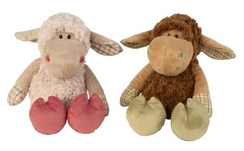 Plush sheep sitting h=26cm (standing