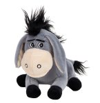 Plüsch Esel grau liegend l=33cm