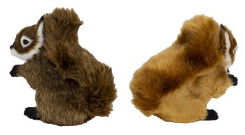 Eichhörnchen h=14cm b=15cm sort.