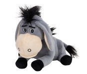 Plüsch Esel grau liegend l=40cm