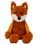 Plush fox sitting h=25cm (laid